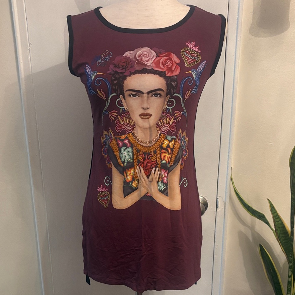 Ay Guey - Women's Artistic top - Freida Kahlo
